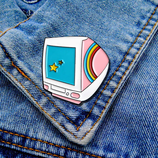 Enamel Pin, Monitor