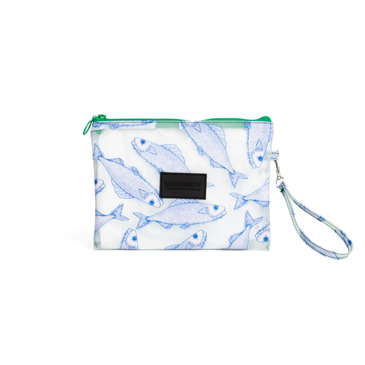 Pisces Pencil Case / Clutch ''Light Blue''