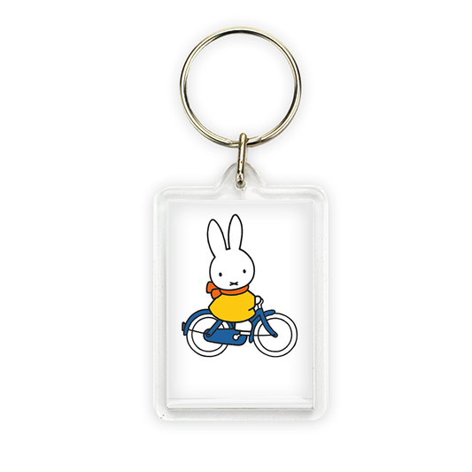 Miffy Keychain ''Miffy on a Bike''