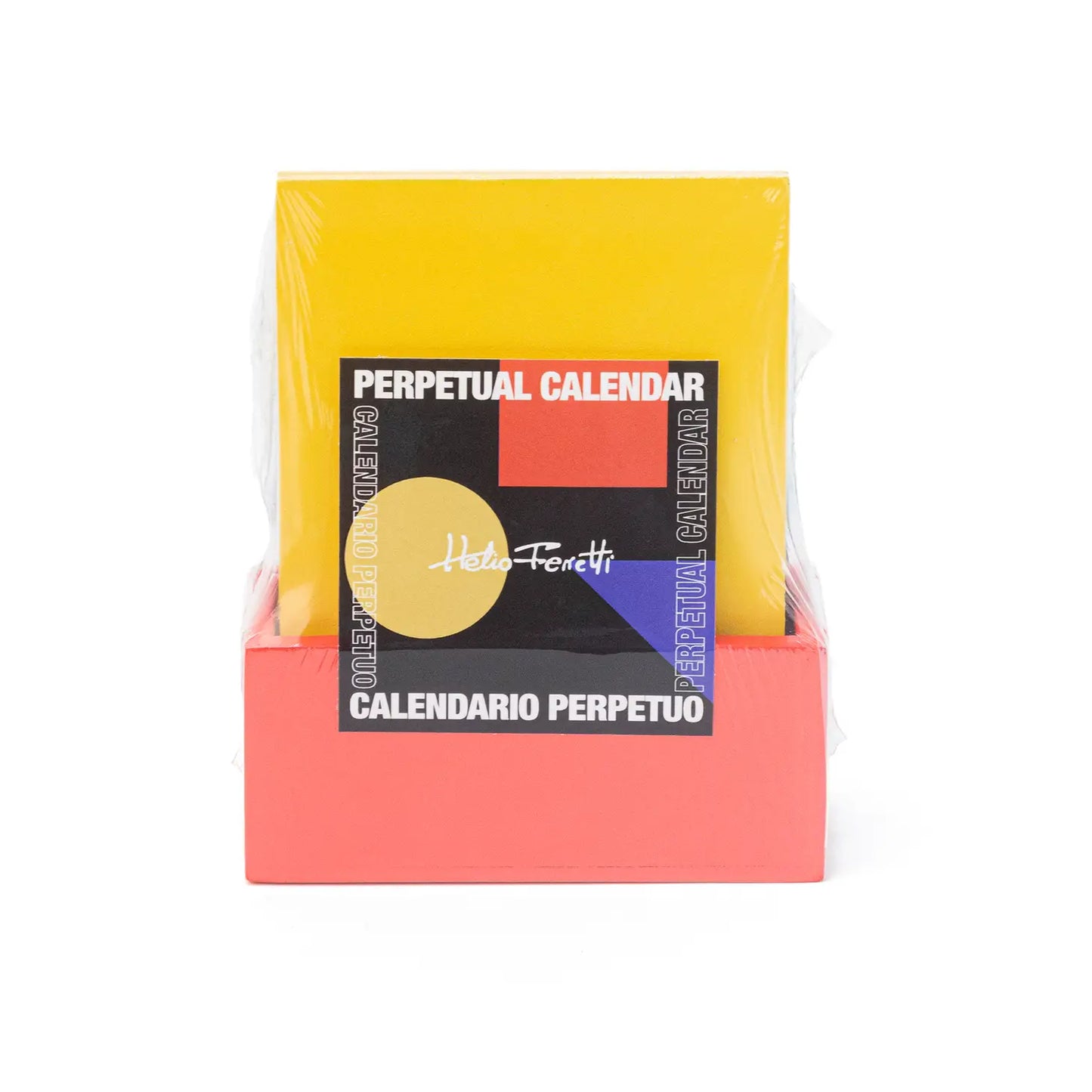 Wooden Perpetual Calendar, Small ''Multicolour''